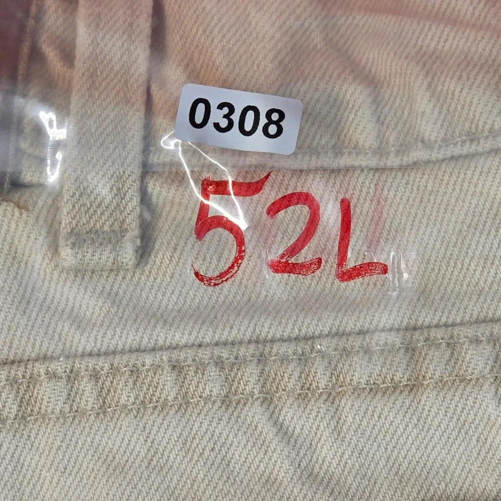 Vintage‎ 1991 Levis 540 Relaxed Fit Jeans Tan Khaki Denim Made in USA Mens 38x32